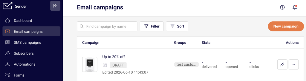 regular-email-campaigns-list