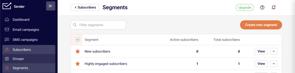 subscriber-segments