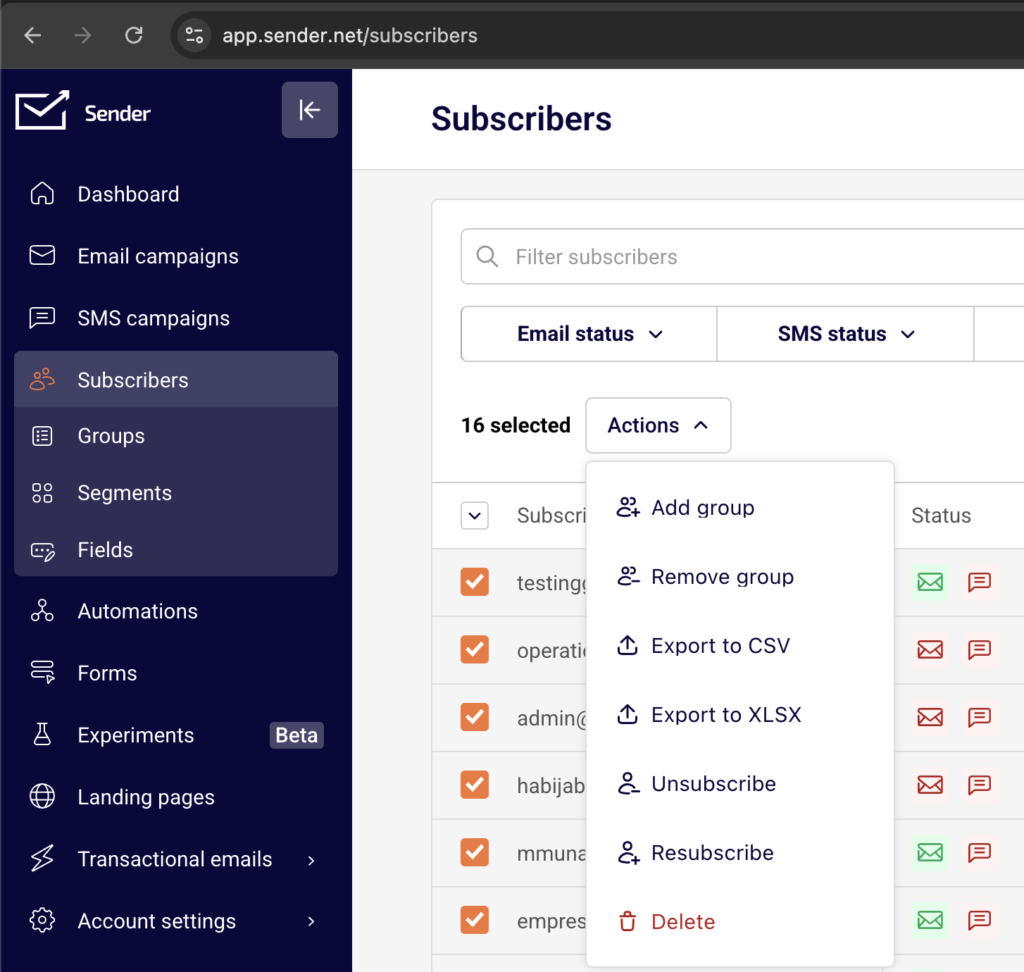 subscriber-status