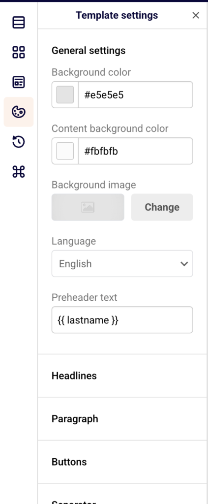 template-settings