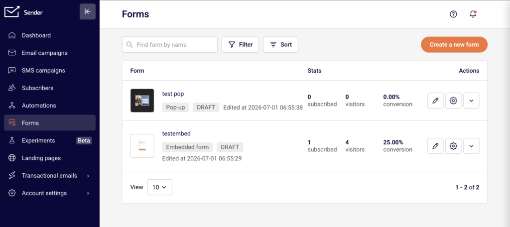 subscription-forms-list