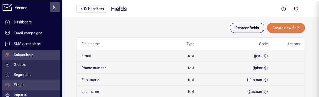 subscriber-fields