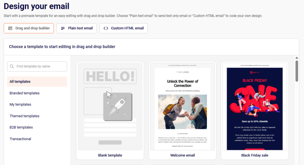 Sender-campaign-design