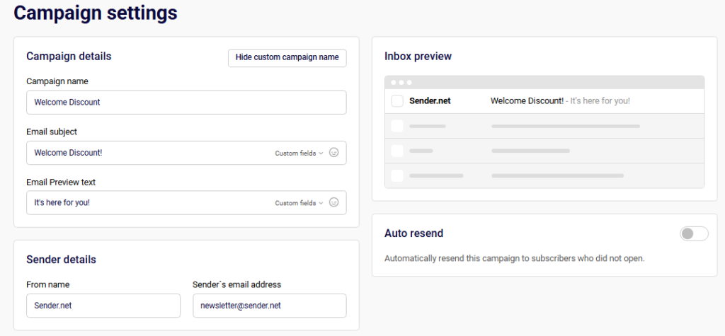Sender-emailcampaigns-settings Sender-emailcampaigns-settings